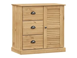 Aparador con cajones VIGO madera maciza pino 78x40x75 cm