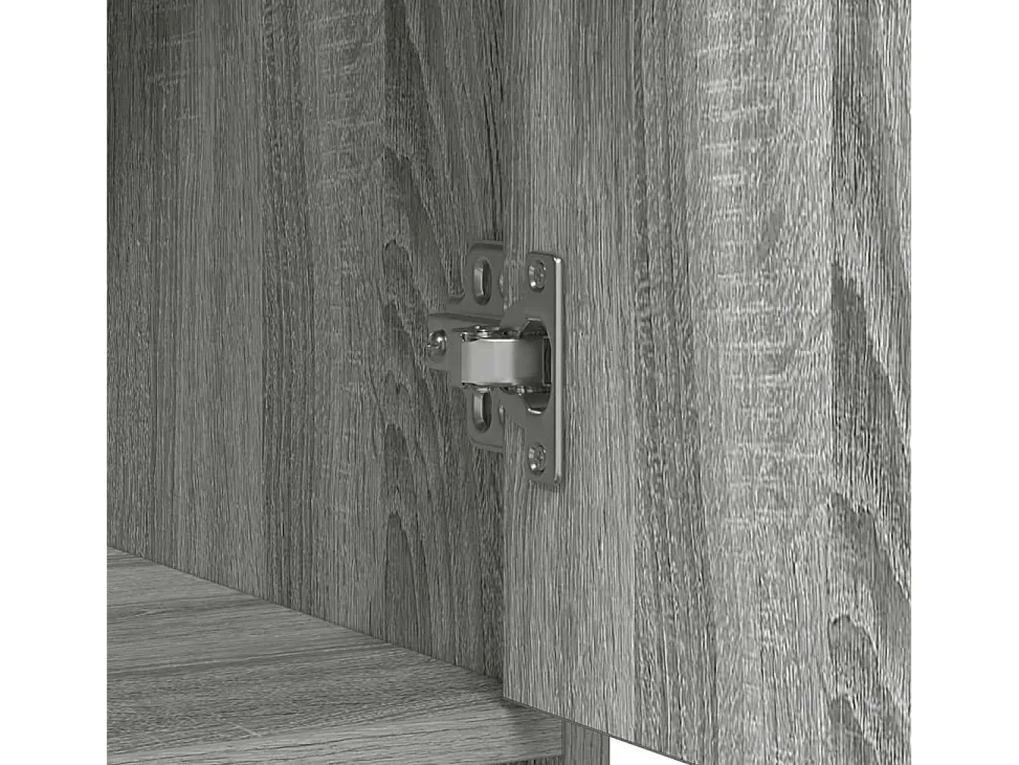 Aparador con cajones y puertas gris Sonoma 73x31x90 cm
