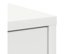 Aparador con cajones y puertas blanco 70,5x34x74,5 cm