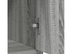 Aparador con cajones y puertas gris Sonoma 70,5x34x74,5 cm