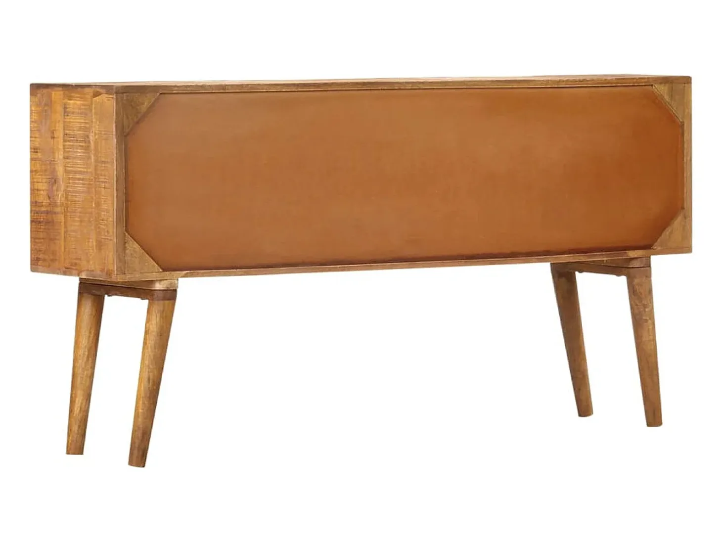 Aparador con estampado madera maciza de mango 130x30x70 cm