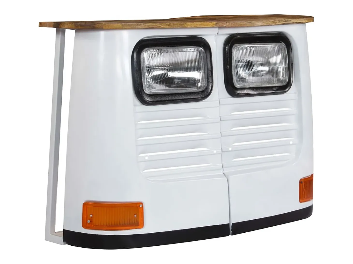 Aparador con forma de camión madera maciza de mango blanco ES219766