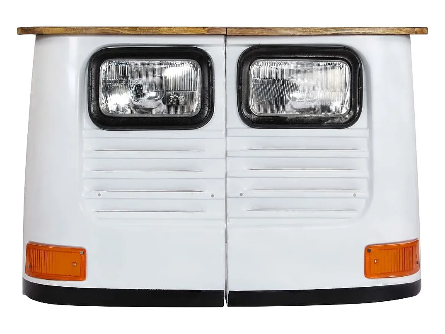 Aparador con forma de camión madera maciza de mango blanco ES219766