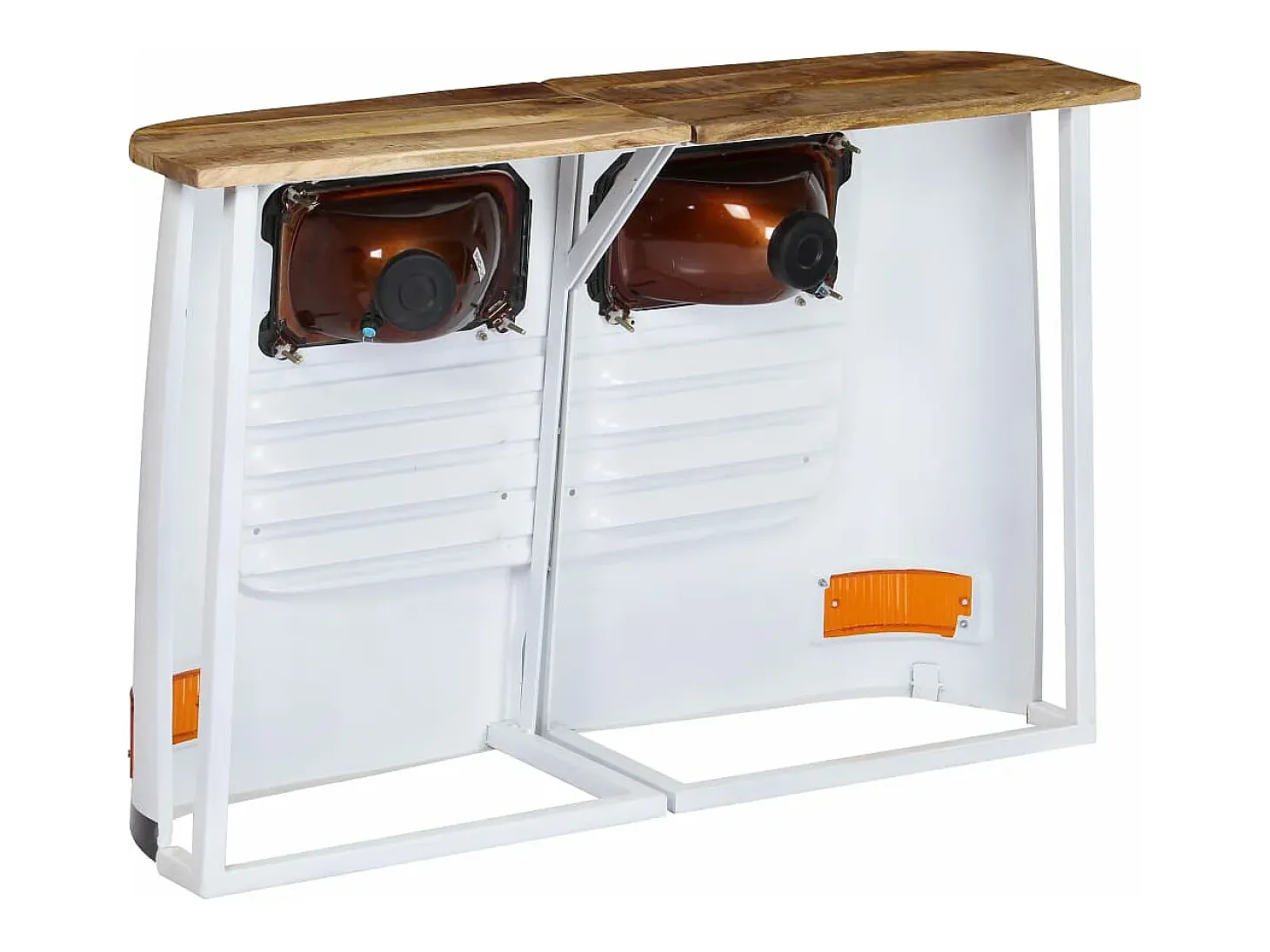 Aparador con forma de camión madera maciza de mango blanco ES219766