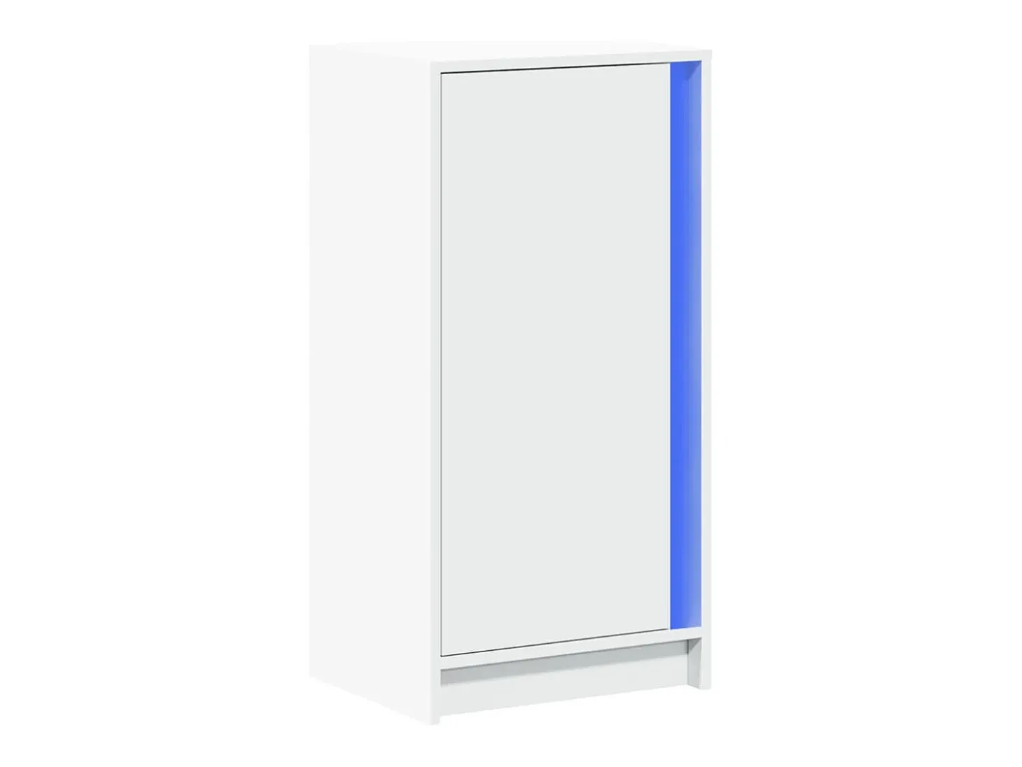 Aparador con LED blanco 42,5x34x85 cm madera de ingeniería