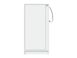 Aparador con LED blanco 42,5x34x85 cm madera de ingeniería