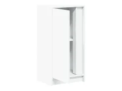 Aparador con LED blanco 42,5x34x85 cm madera de ingeniería