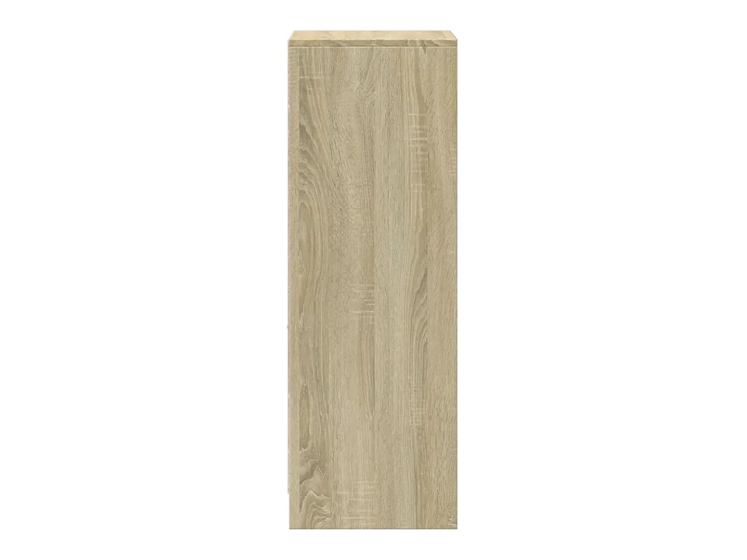 Aparador con LED roble Sonoma 38x34x100 cm madera de ingeniería