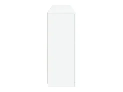 Aparador con luces LED blanco 162x37x100 cm