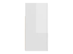 Aparador con luces LED blanco brillante 80x35x75 cm