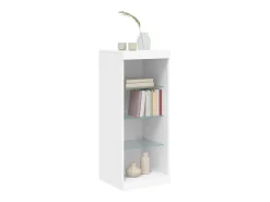 Aparador con luces LED blanco 41x37x100 cm ES601115