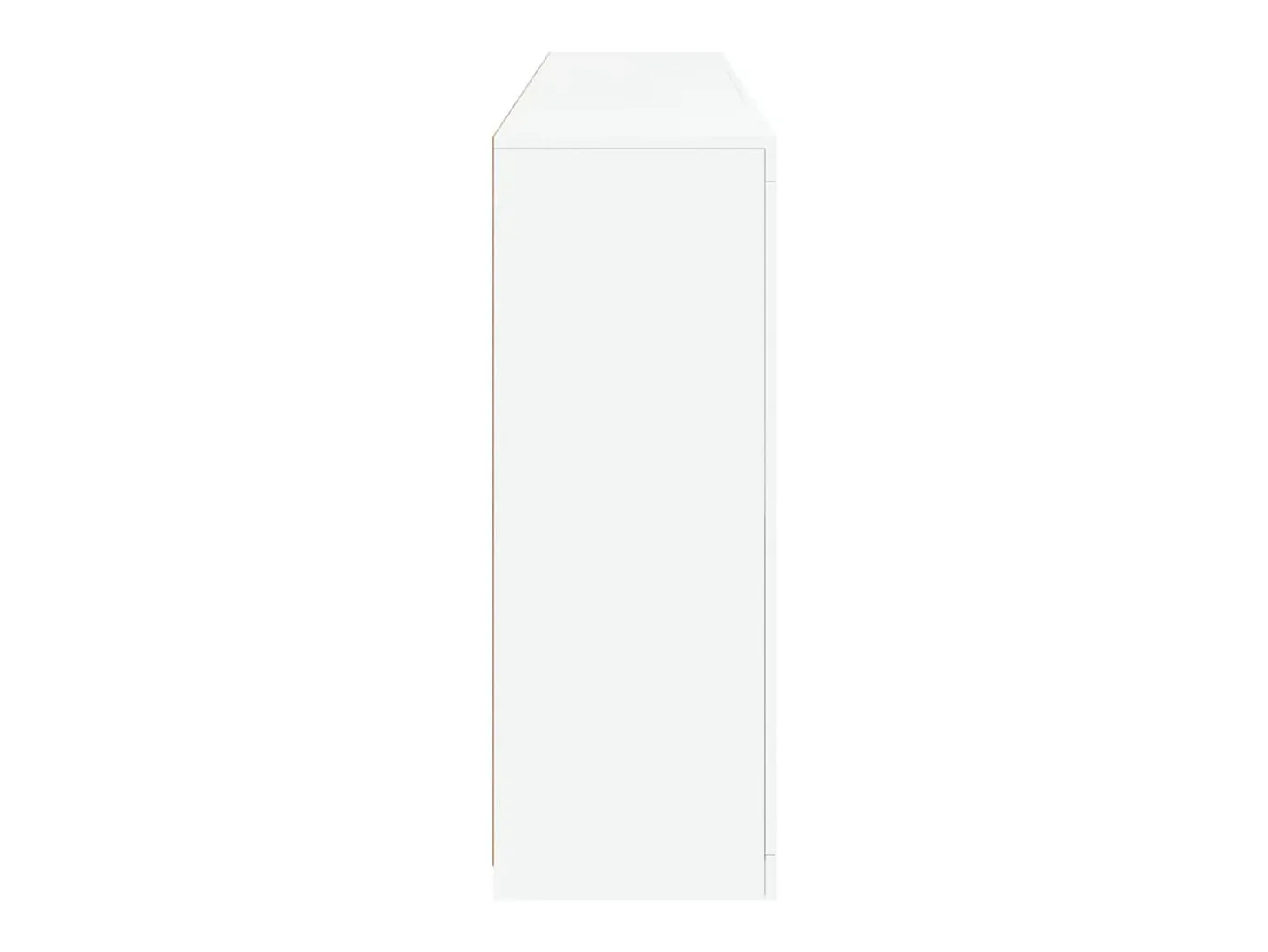 Aparador con luces LED blancas 181,5x37x100 cm