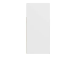 Aparador con luces LED Blanco 80x35x75 cm