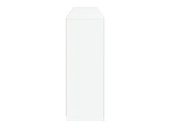 Aparador con luces LED blancas 181,5x37x100 cm