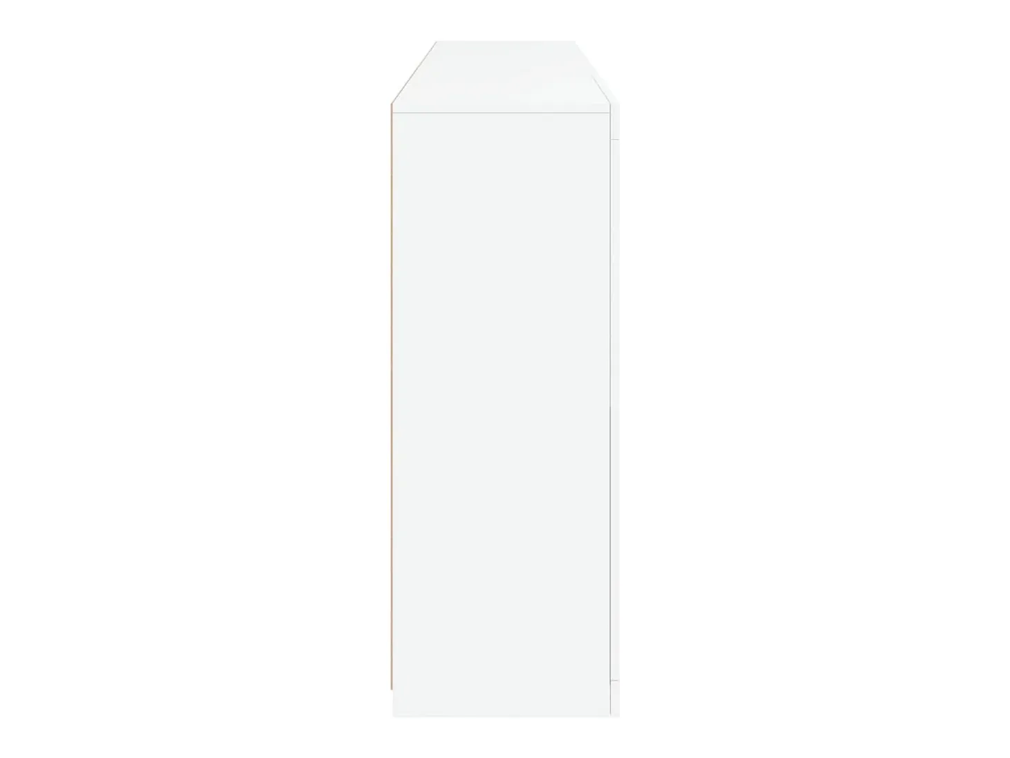 Aparador con luces LED blancas 181,5x37x100 cm