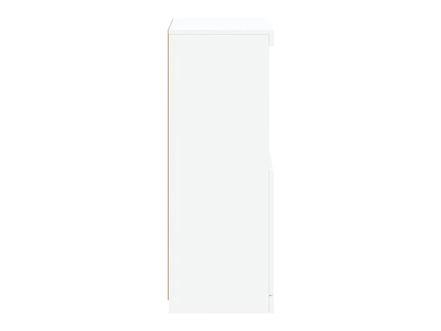 Aparador con luces LED blancas 41x37x100 cm