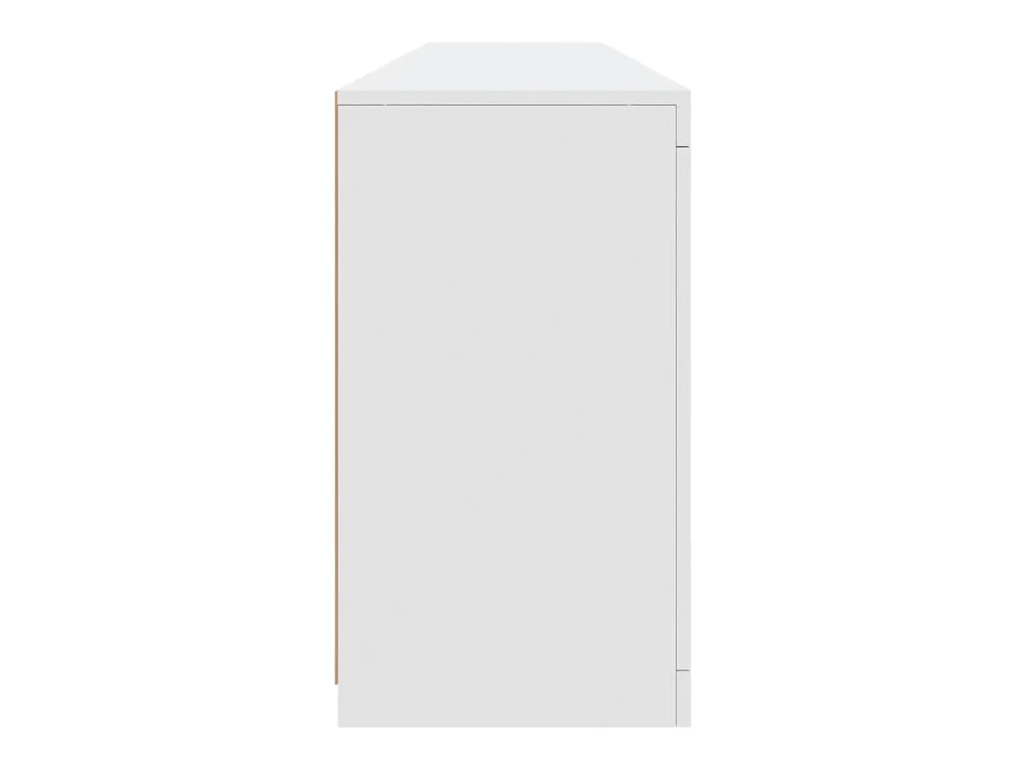 Aparador con luces LED blanco 181,5x37x67 cm