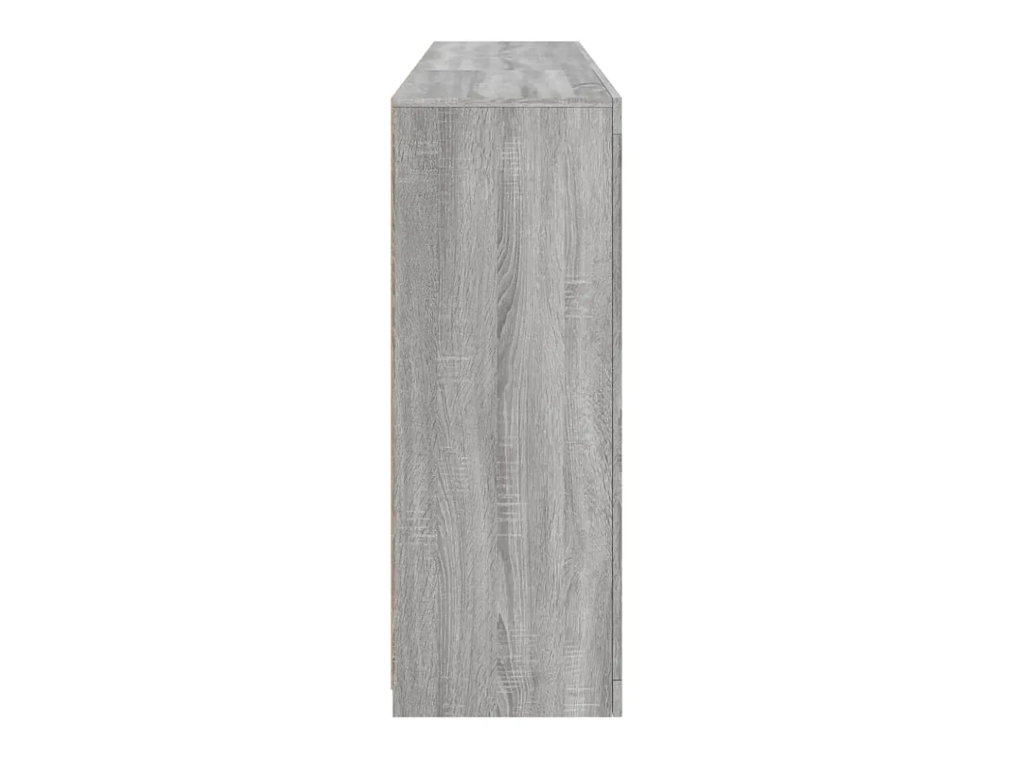 Aparador con luces LED gris Sonoma 162x37x100 cm