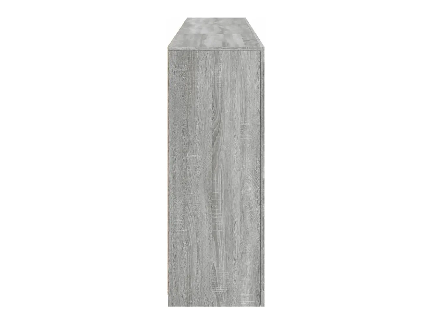 Aparador con luces LED gris Sonoma 181,5x37x100 cm