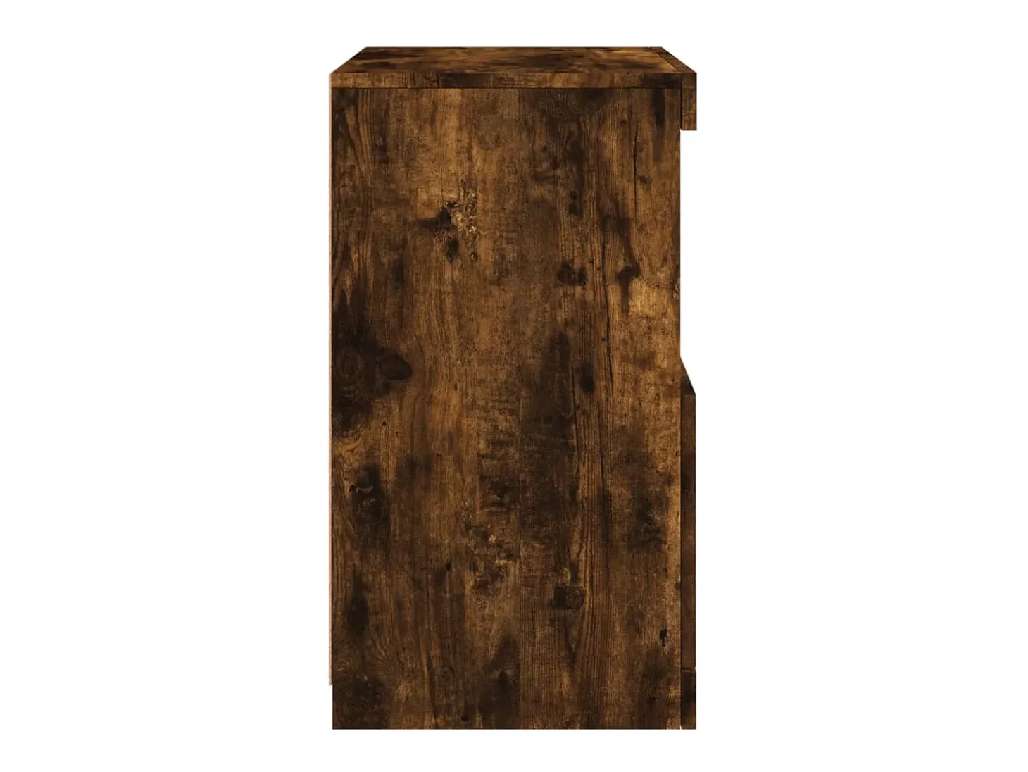 Aparador con luces LED roble ahumado 41x37x67 cm