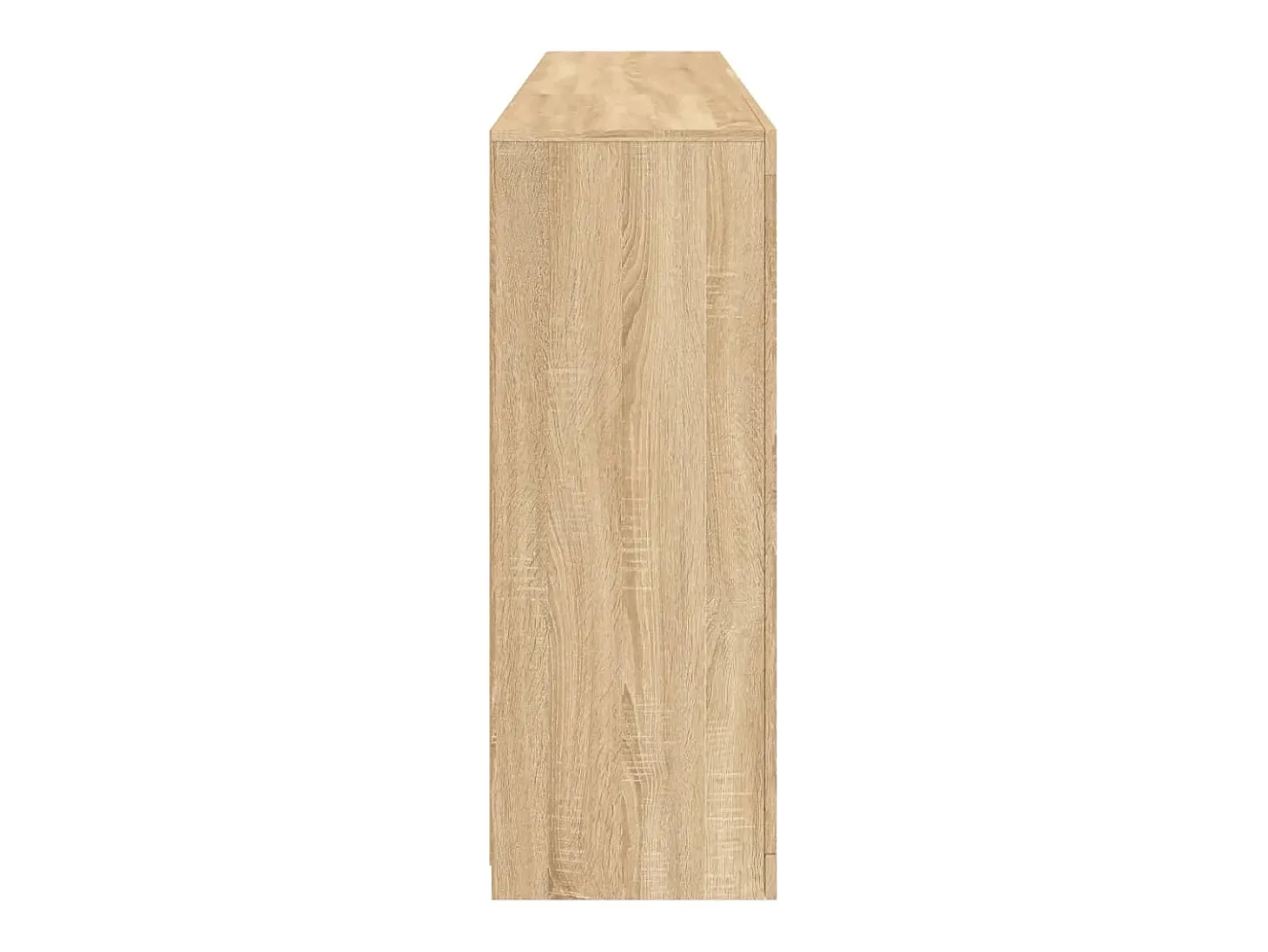 Aparador con luces LED roble Sonoma 181,5x37x100 cm