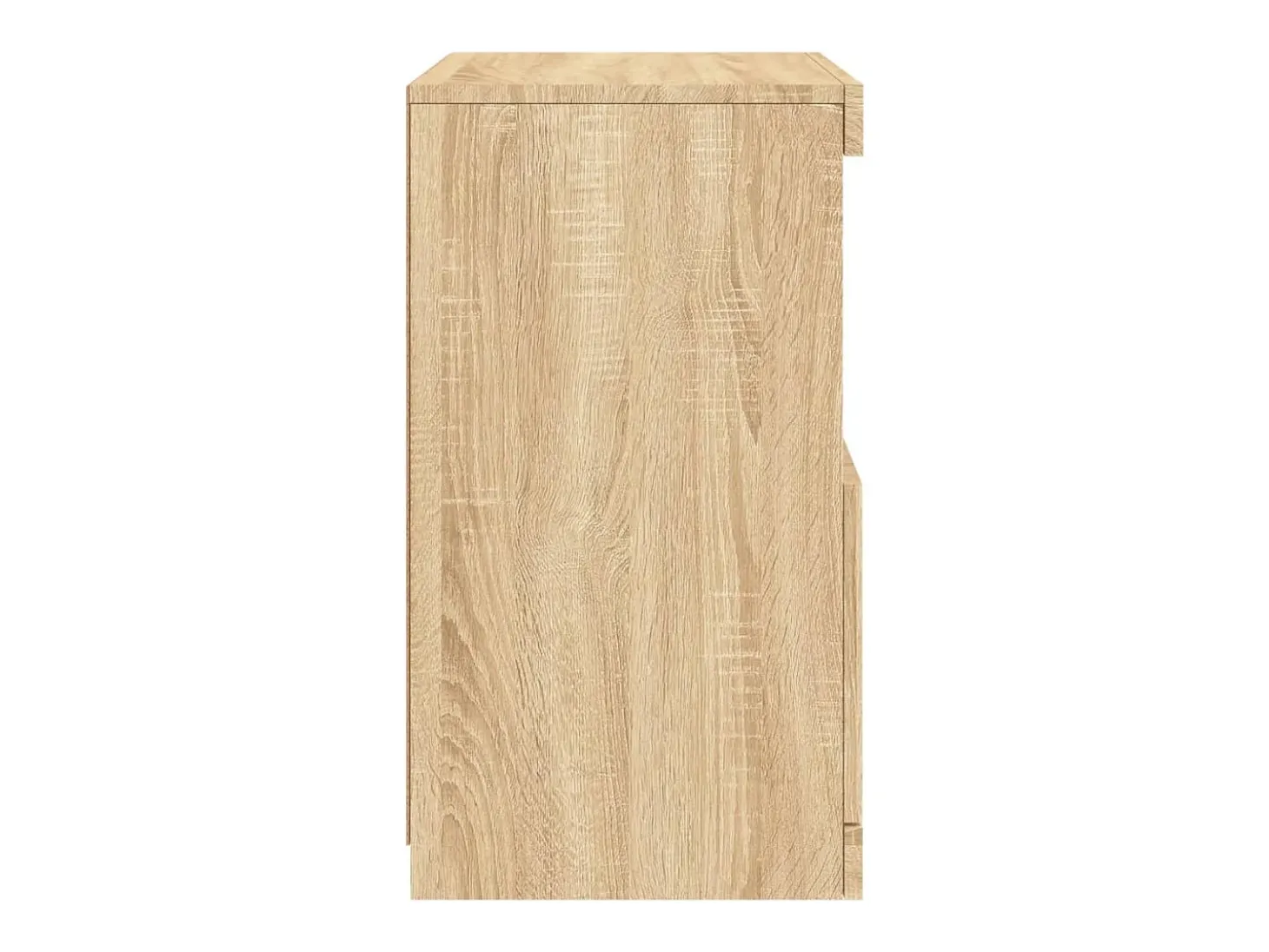 Aparador con luces LED roble Sonoma 41x37x67 cm