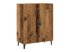 Aparador con mueble de pared de madera vieja de ingeniería de madera