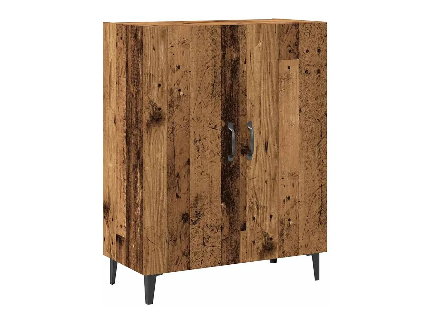 Aparador con mueble de pared de madera vieja de ingeniería de madera