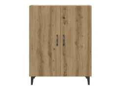 Aparador con mueble pared madera contrachapada artesanal roble