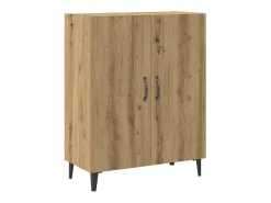 Aparador con mueble pared madera contrachapada artesanal roble