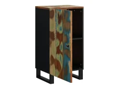 Aparador con puerta madera maciza reciclada 40x31x75 cm