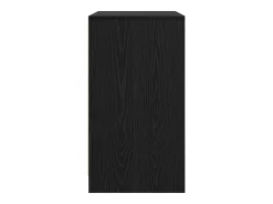 Aparador con puerta Roble negro 70 x 41 x 75 cm Madera de ingeniería