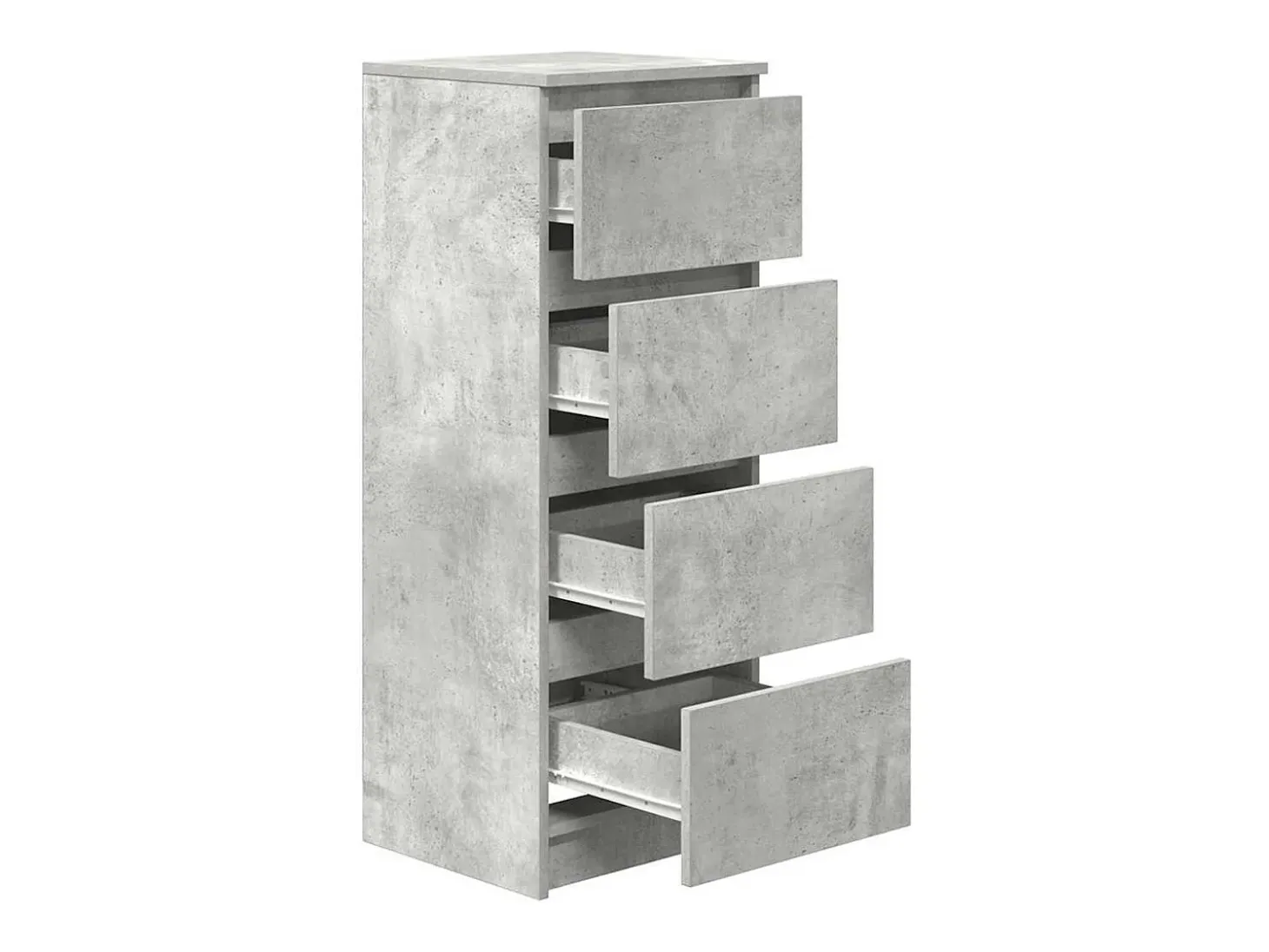 Aparador contrachapada gris 37,5x35x76 cm madera ingeniería