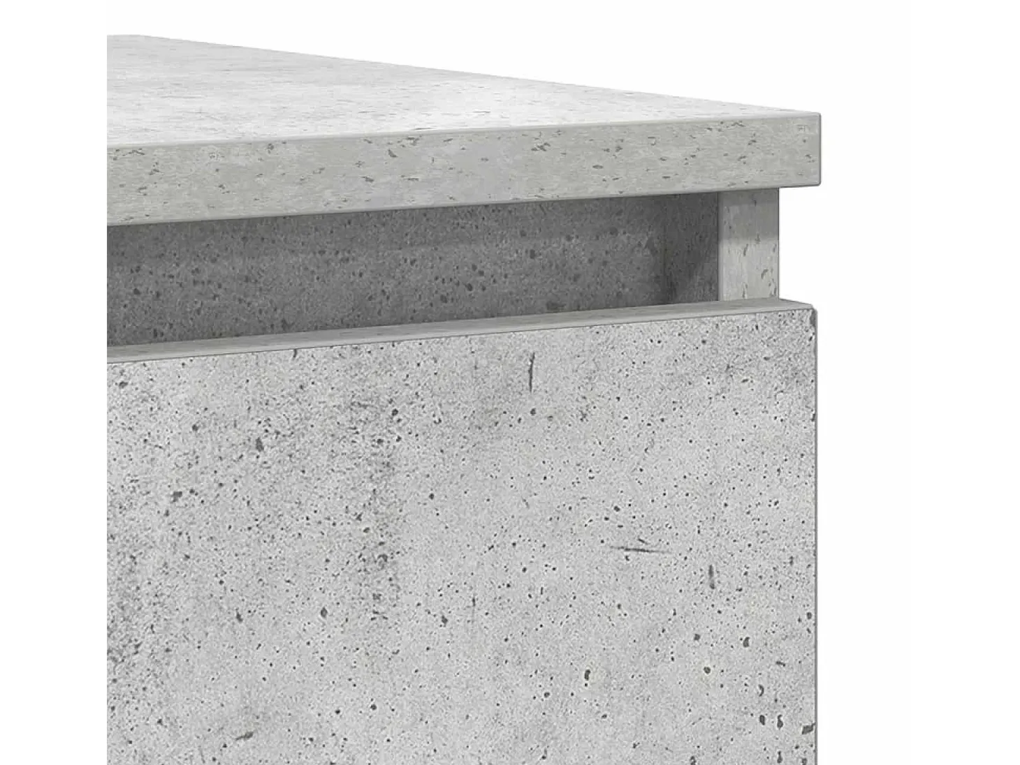 Aparador contrachapada gris 37,5x35x76 cm madera ingeniería