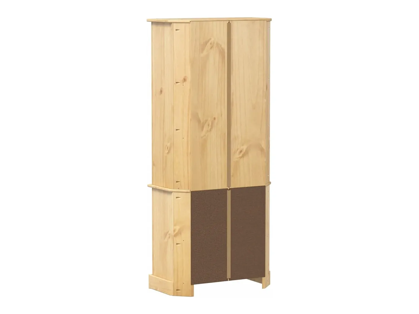 Aparador Corona madera maciza de pino 74x38x170 cm