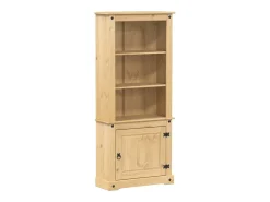 Aparador Corona madera maciza de pino 74x38x170 cm