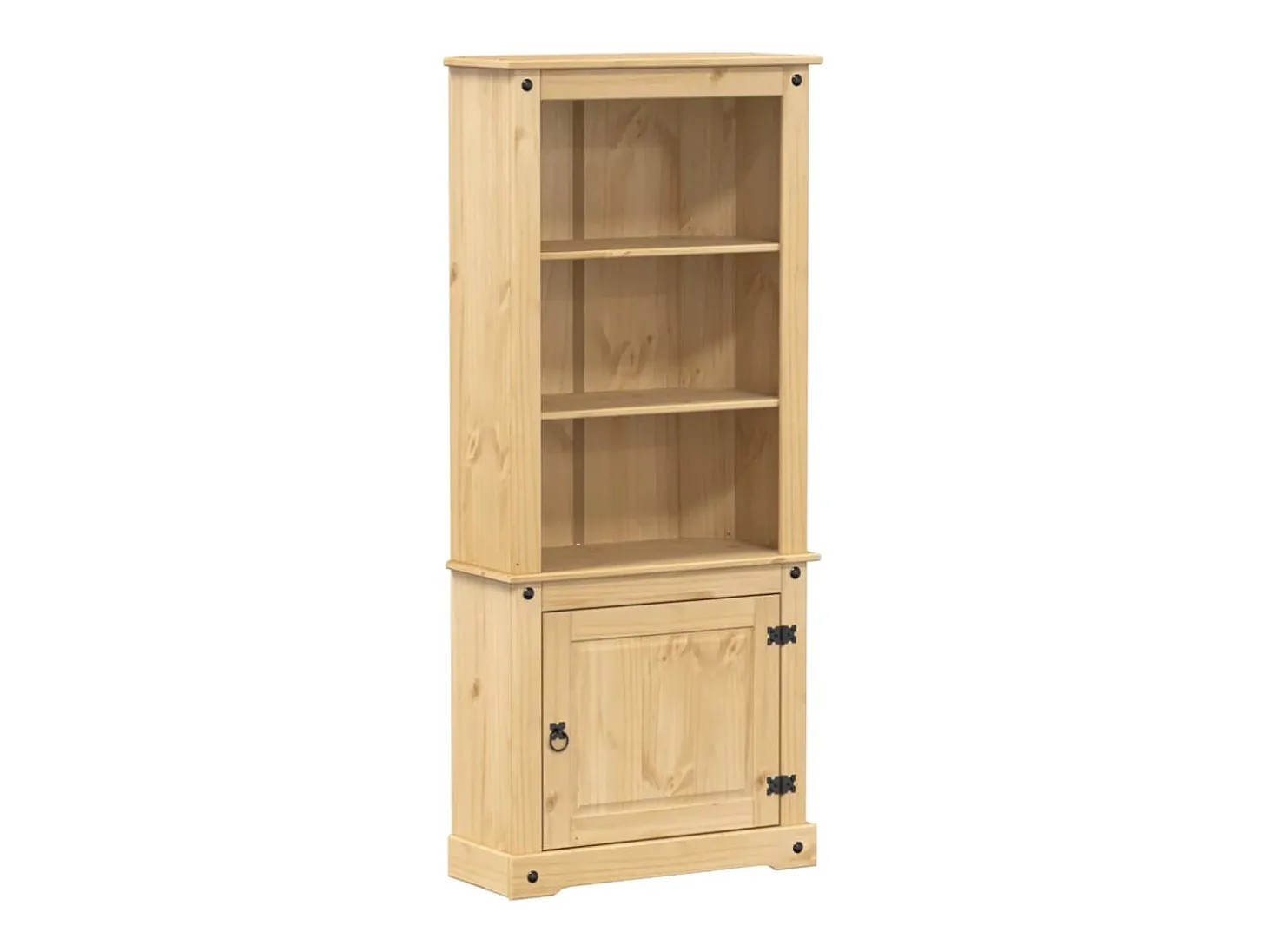 Aparador Corona madera maciza de pino 74x38x170 cm