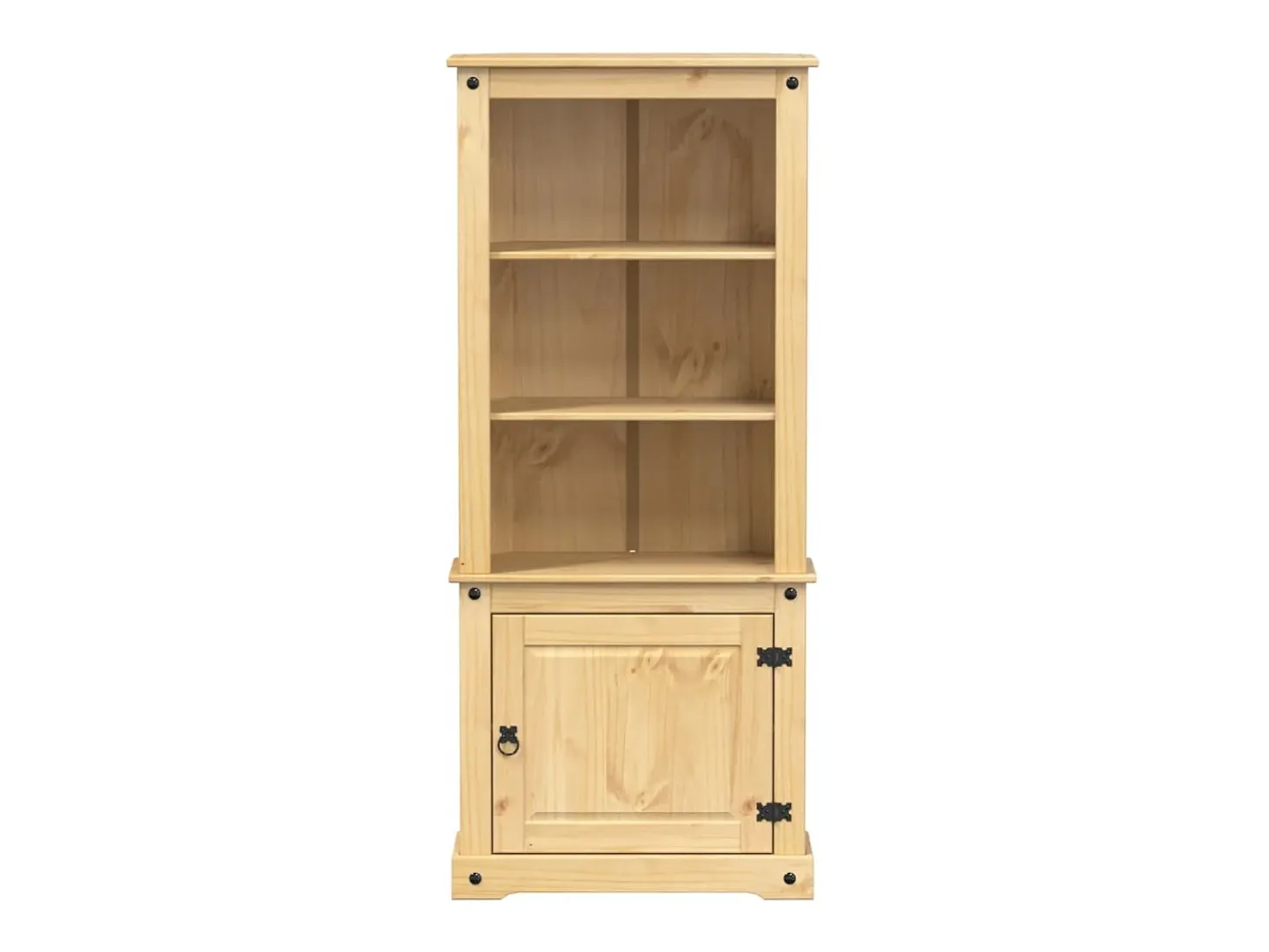 Aparador Corona madera maciza de pino 74x38x170 cm