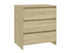 Aparador de 2 piezas madera manufacturada color roble Sonoma ES20071