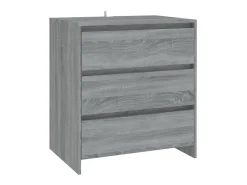 Aparador de 2 piezas madera manufacturada gris Sonoma ES57763