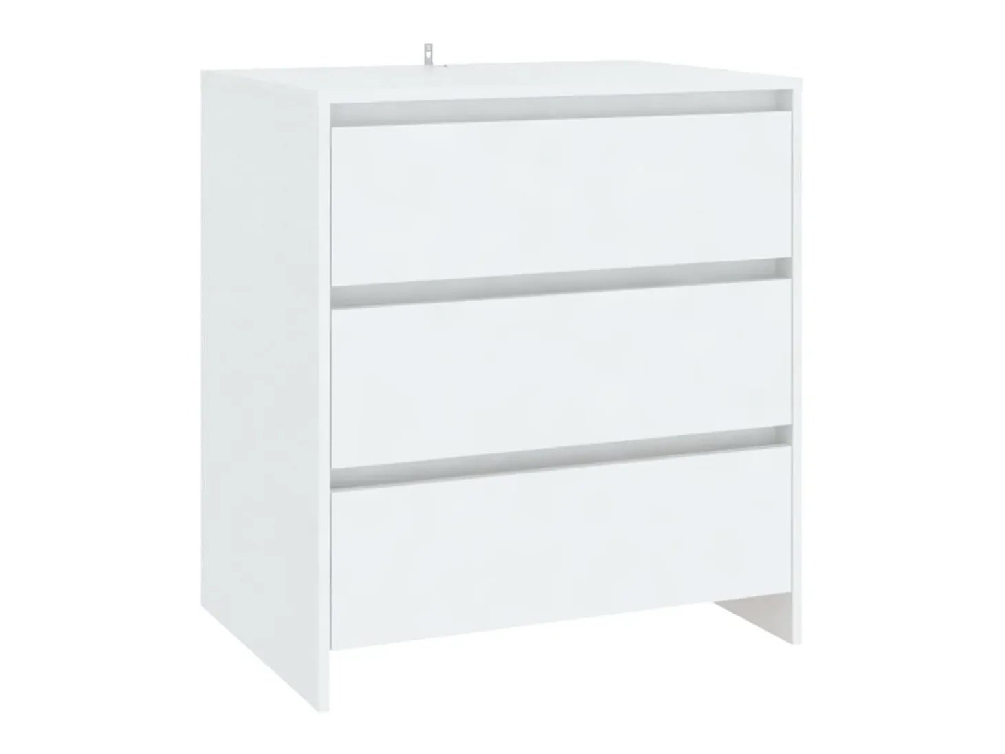Aparador de 2 piezas madera manufacturada blanca ES83752