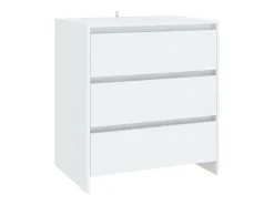 Aparador de 2 piezas madera manufacturada blanca