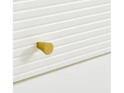 Aparador de 2 puertas - Diseño de líneas sencillas - Blanco