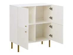 Aparador de 2 puertas - Diseño de líneas sencillas - Blanco