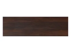 Aparador de 3 puertas de madera de acacia y metal negro - Alabama