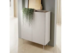 Aparador de 2 puertas en madera laminada 97x122 cm