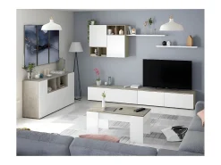 Aparador de 3 puertas y 3 nichos - L150 cm - Tamiko