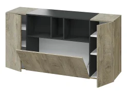 Aparador de 3 puertas y 3 nichos - L150 cm - Tamiko