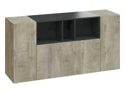Aparador de 3 puertas y 3 nichos - L150 cm - Tamiko