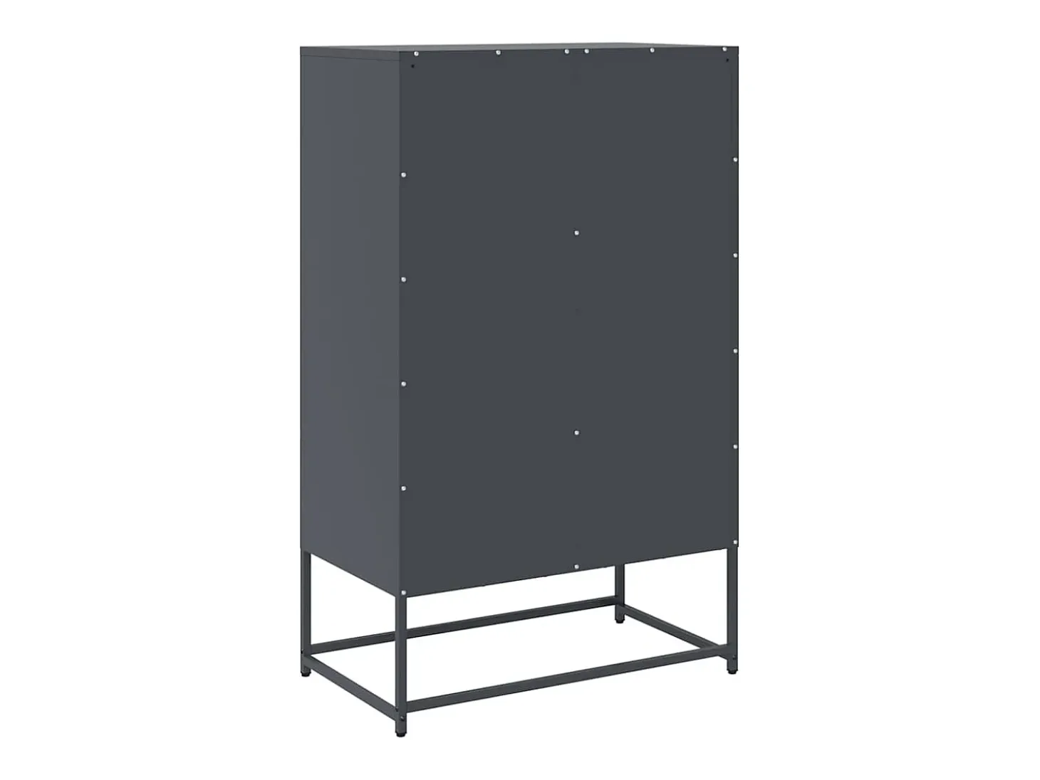 Aparador de acero antracita 68x39x111,5 cm